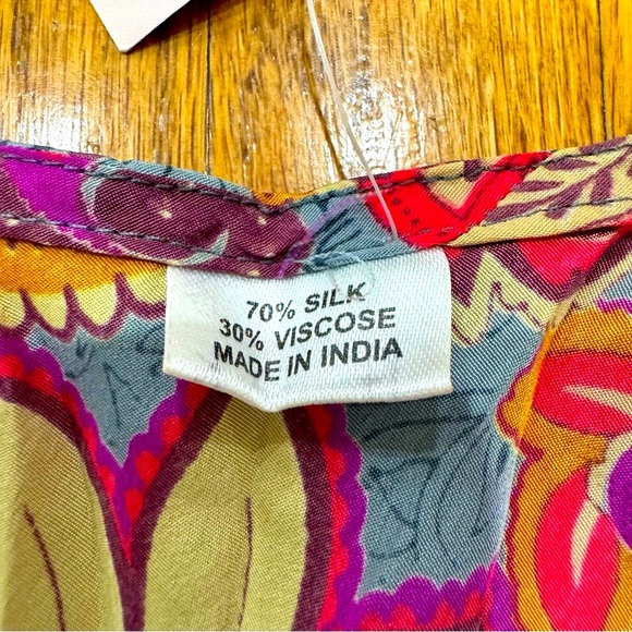 Silky faux wrap top - Picture 6 of 6